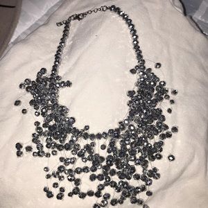 Costume silver necklace
